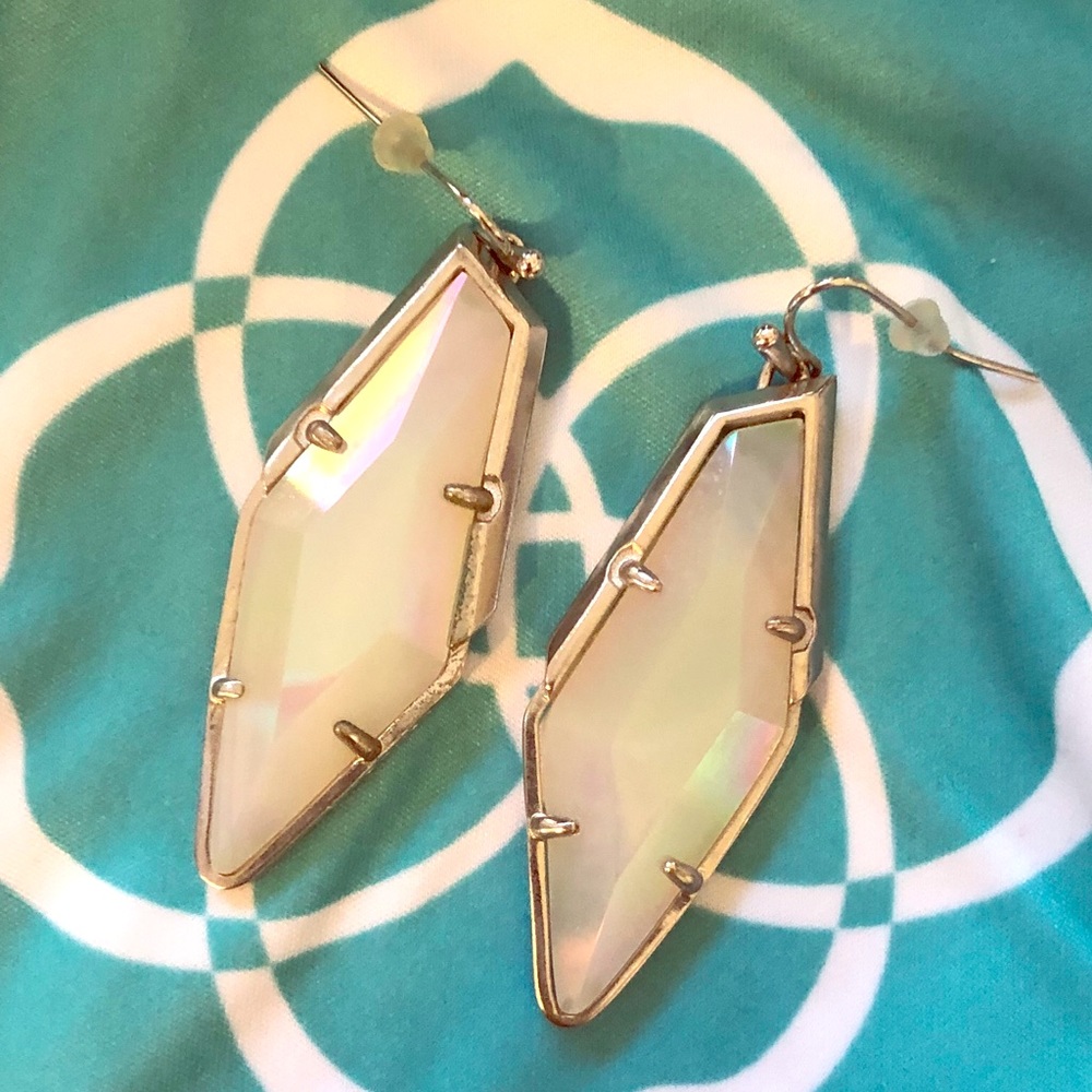 Kendra Scott Bexley Silver drop earrings